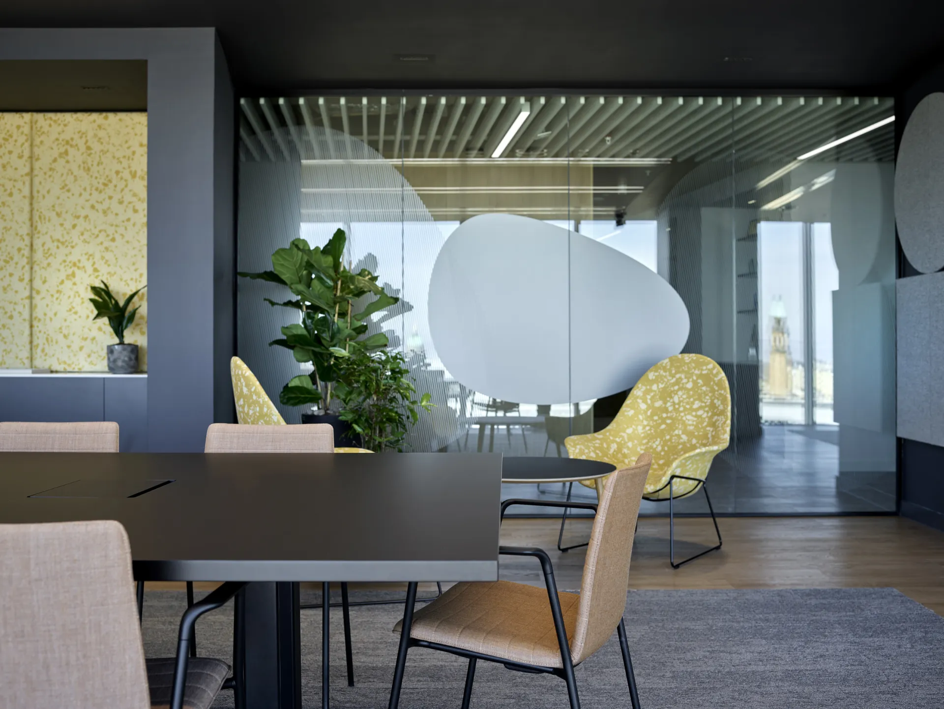 Revolution 54 glazed meeting room